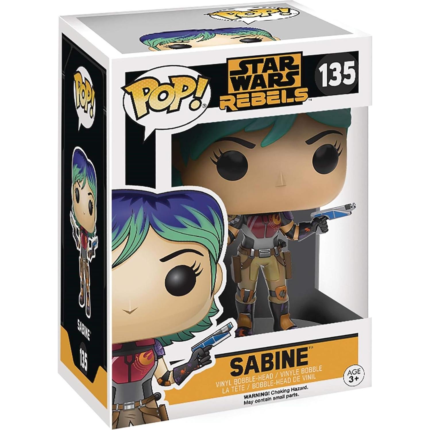 Figura de Vinilo Funko Pop! Star Wars Rebels Sabine Wren 9.5 cm