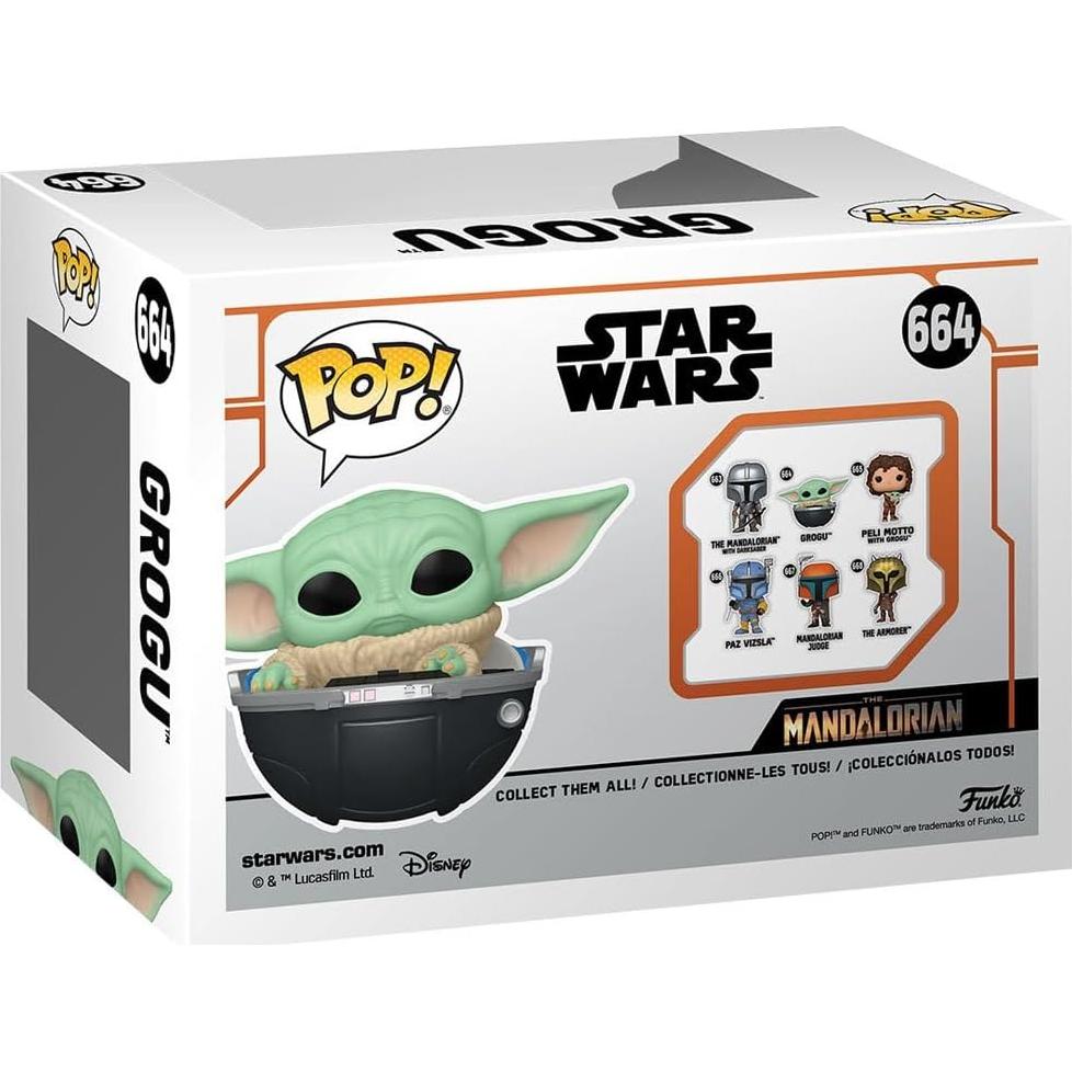Figura Funko Pop! Star Wars Grogu en Hover-Pram #664 11.4 cm