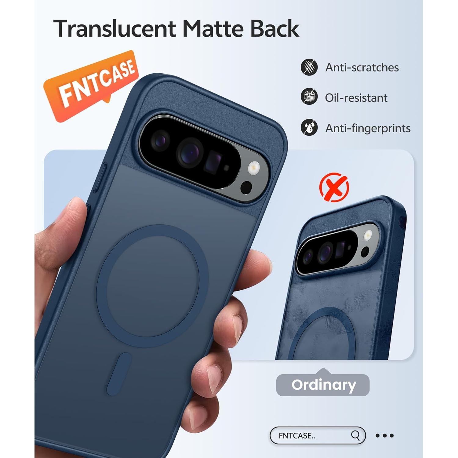 Funda Protectora FNTCASE para Google Pixel 10/10 Pro Azul