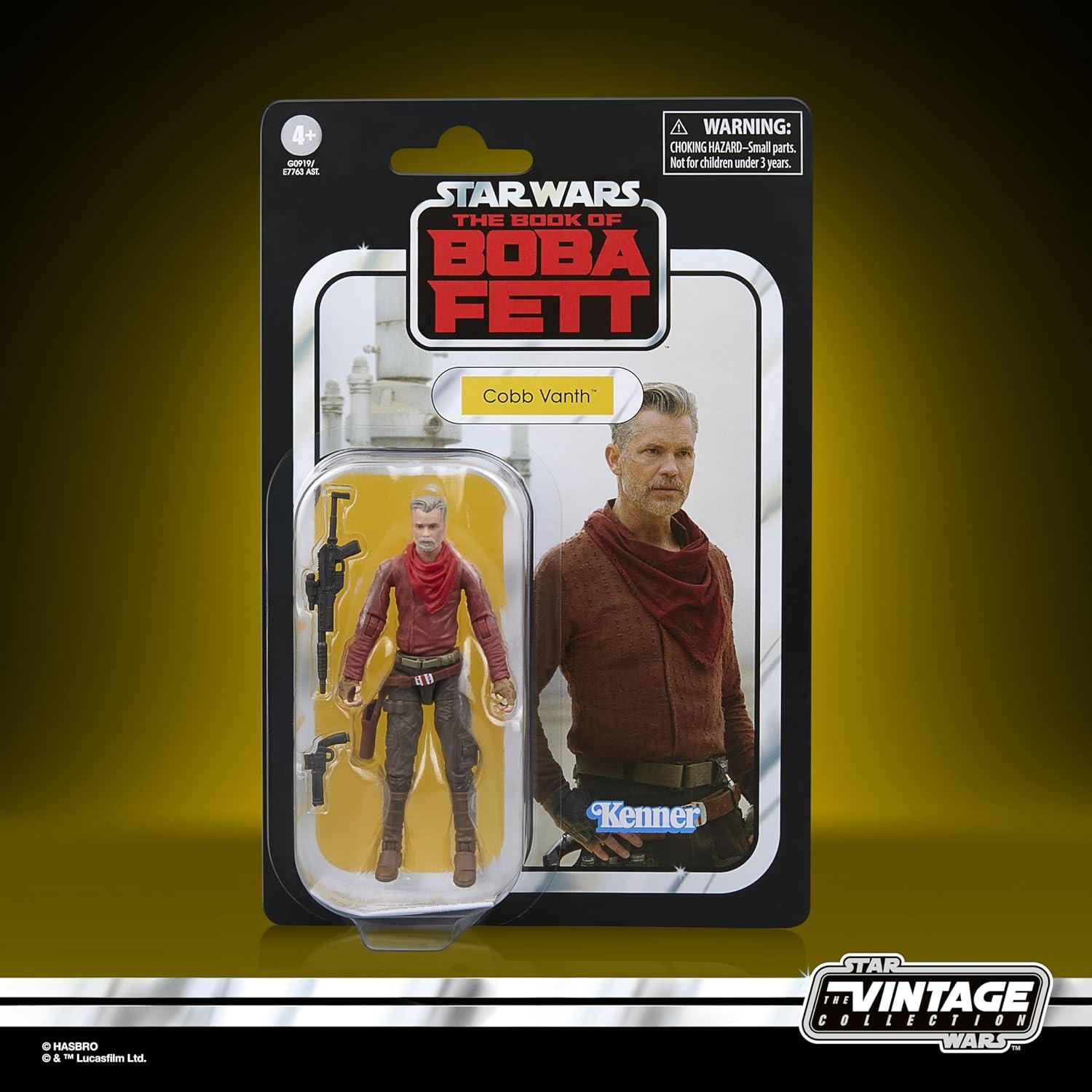Figura de Acción Star Wars Vintage Cobb Vanth 9.5 cm Hasbro