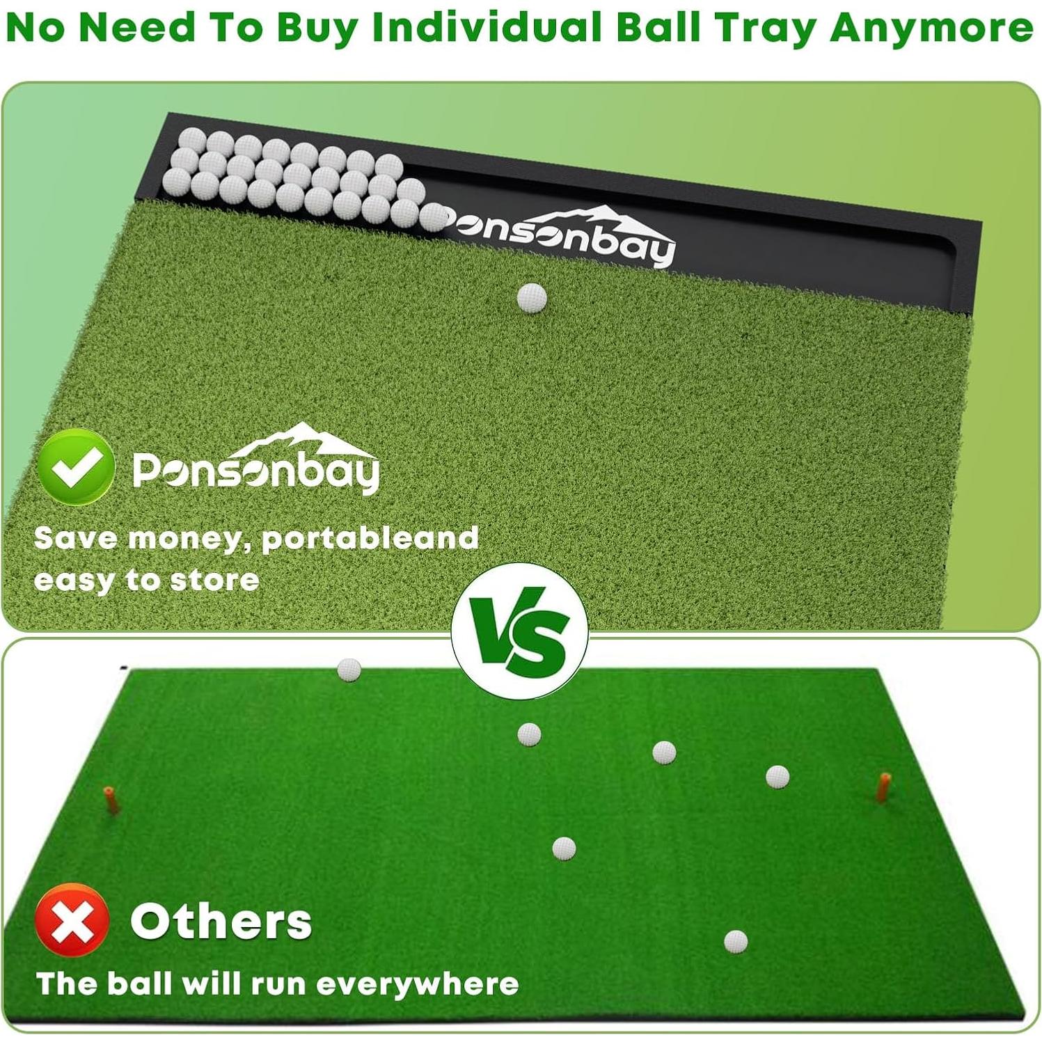 Alfombra de Golf Ponsonbay DJD-D 1,52x1,22m con Bandeja