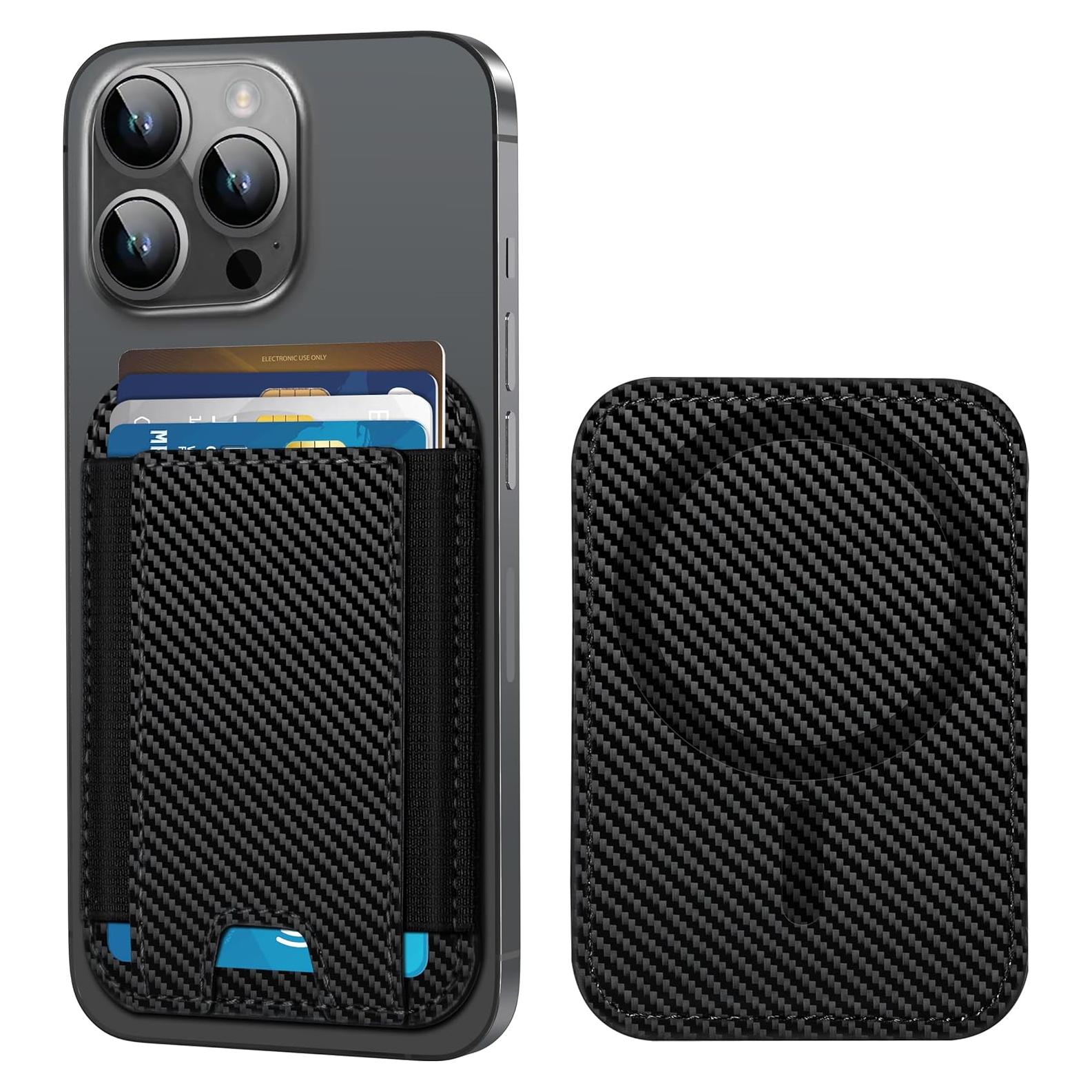 Cartera Magnética HiWe para iPhone 16/15/14/13/12 RFID 7 Tarjetas