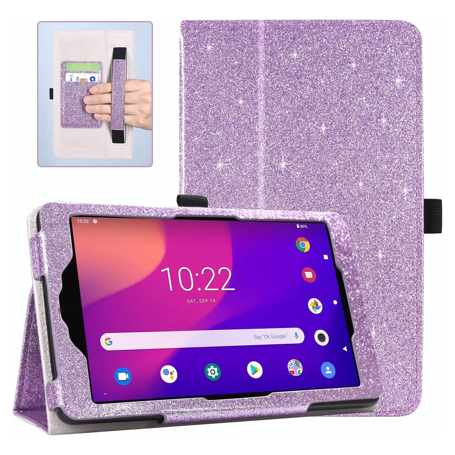 Funda DMLuna para Alcatel Joy Tab 2 8" Rosa Oro 2020
