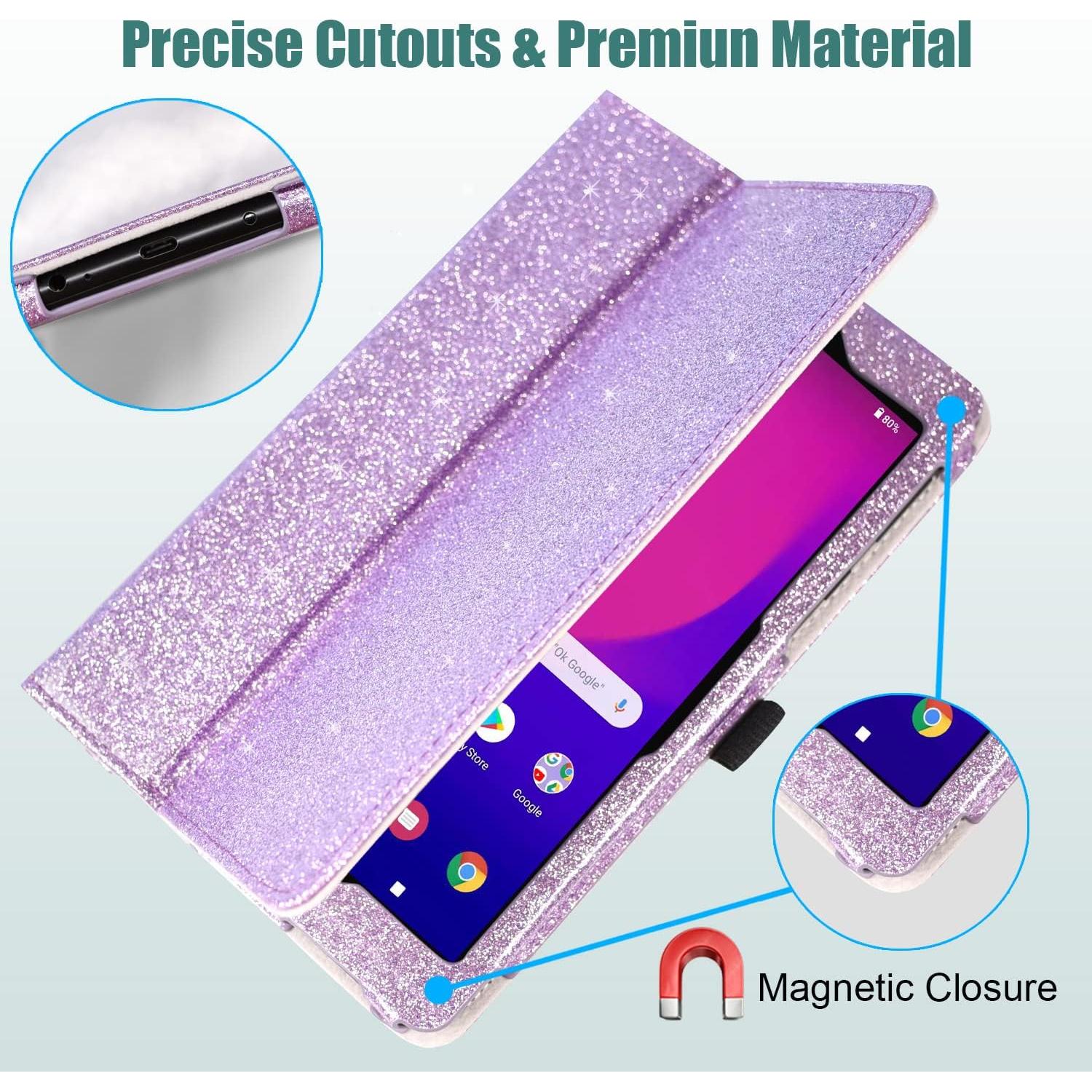 Funda DMLuna para Alcatel Joy Tab 2 8" Rosa Oro 2020