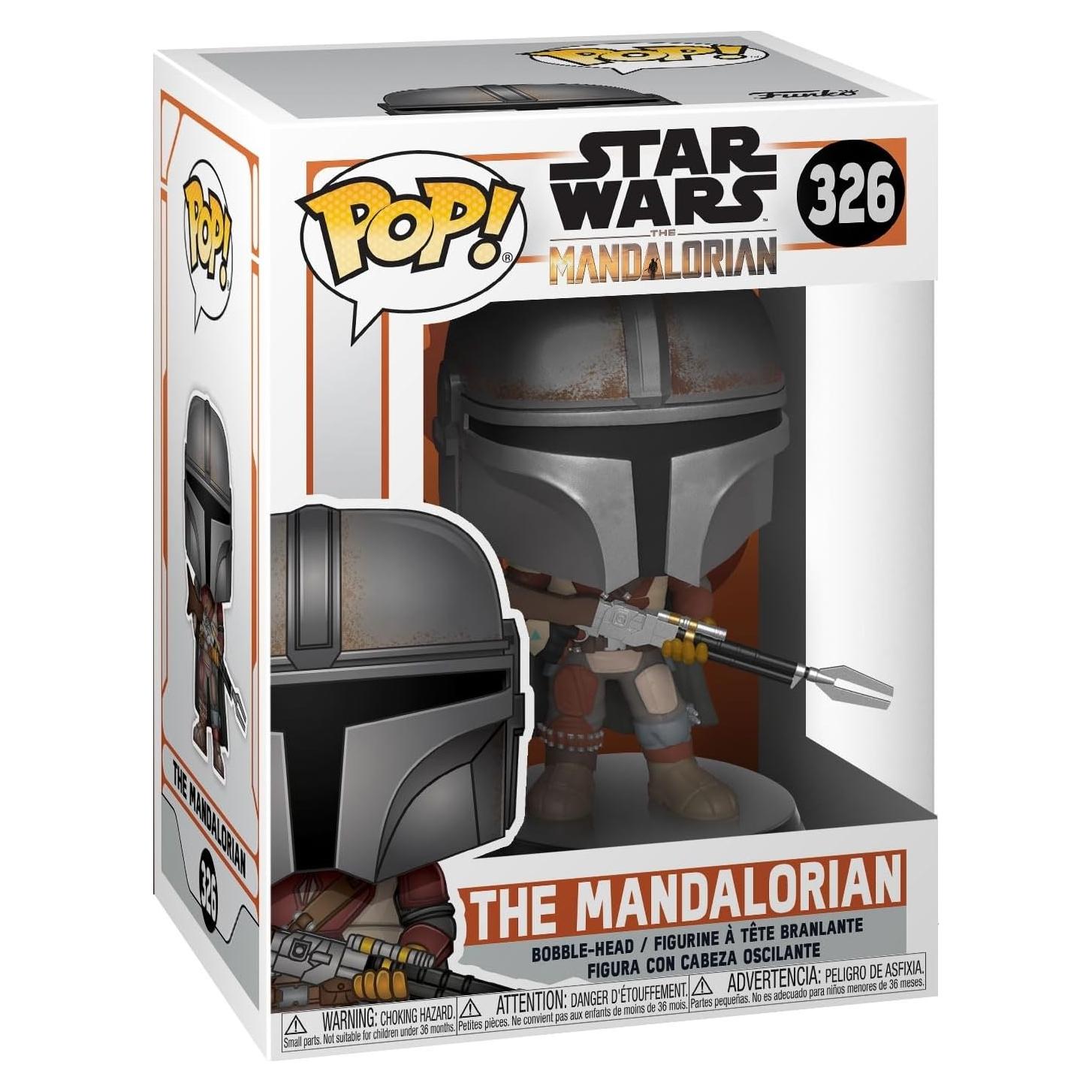Funko Pop! Star Wars El Mandaloriano Cabeza Móvil Vinilo 9.5cm