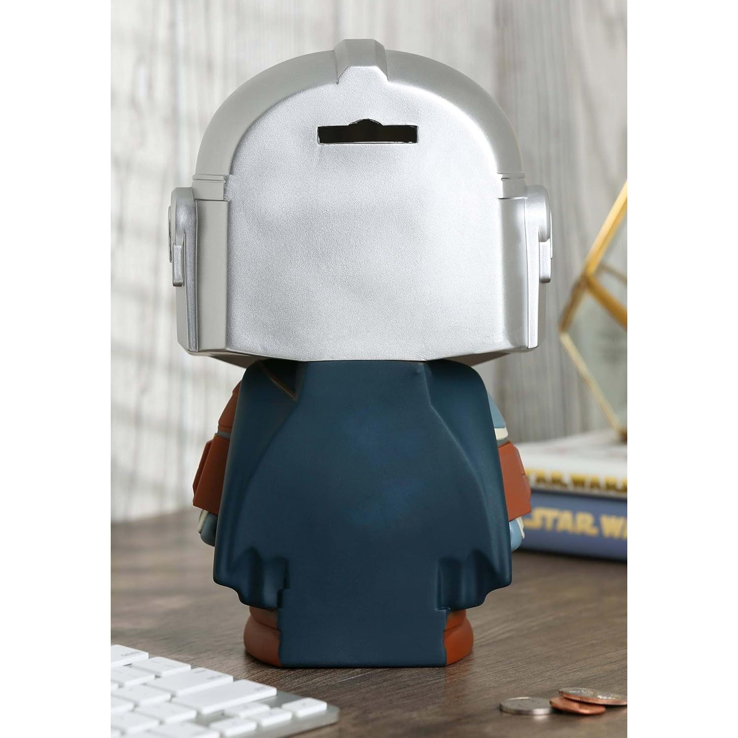 Banco de Ahorro PVC Star Wars El Mandaloriano 15x13x20cm