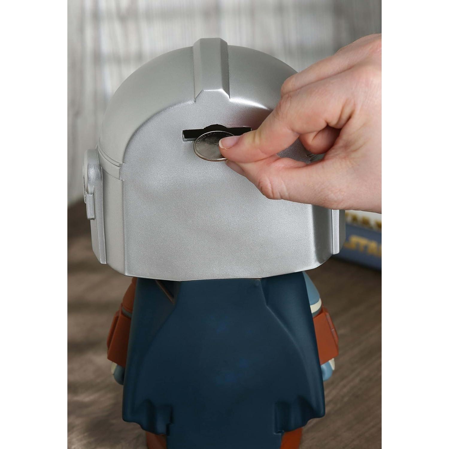 Banco de Ahorro PVC Star Wars El Mandaloriano 15x13x20cm