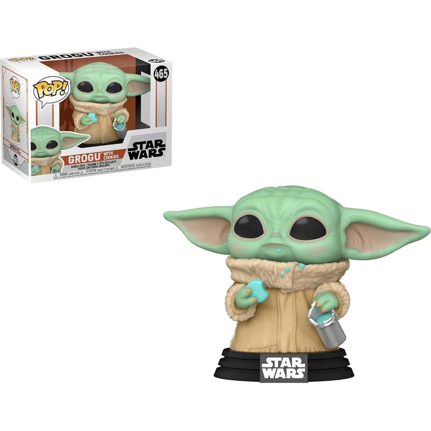 Figura Funko Pop Star Wars Grogu con Galleta 9.5cm