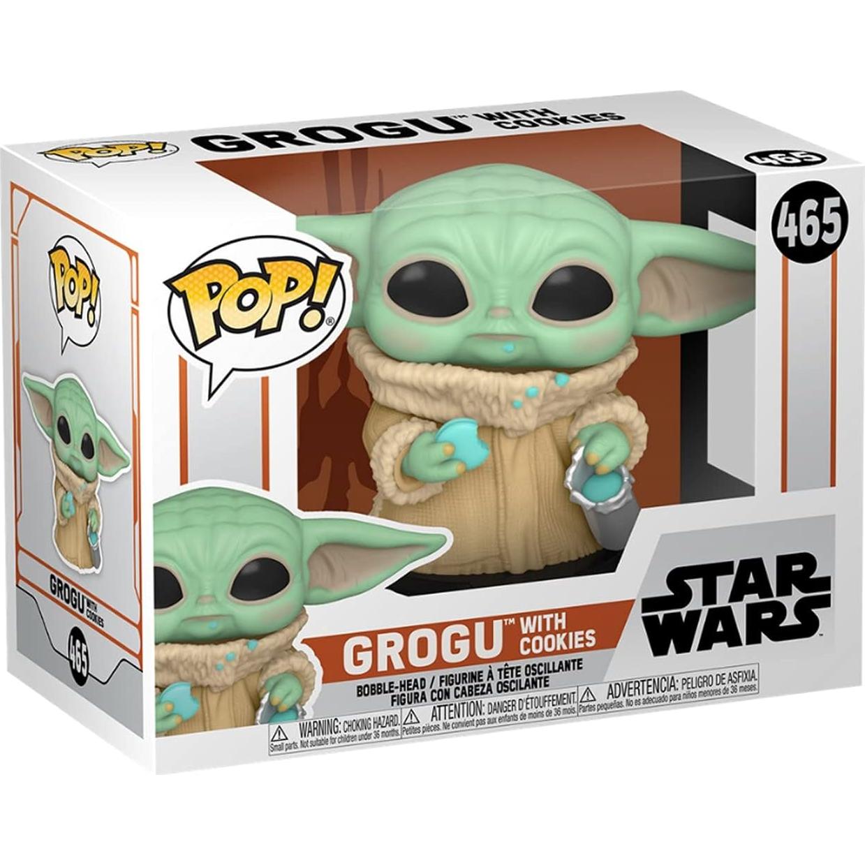 Figura Funko Pop Star Wars Grogu con Galleta 9.5cm