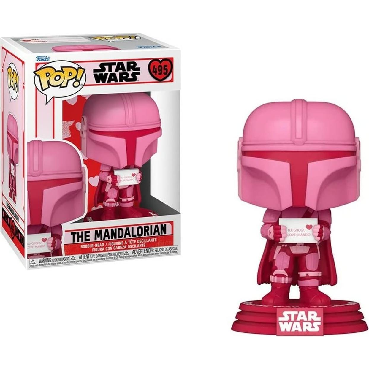 Figura de Vinilo Funko Pop! Mandaloriano San Valentín 9.5cm