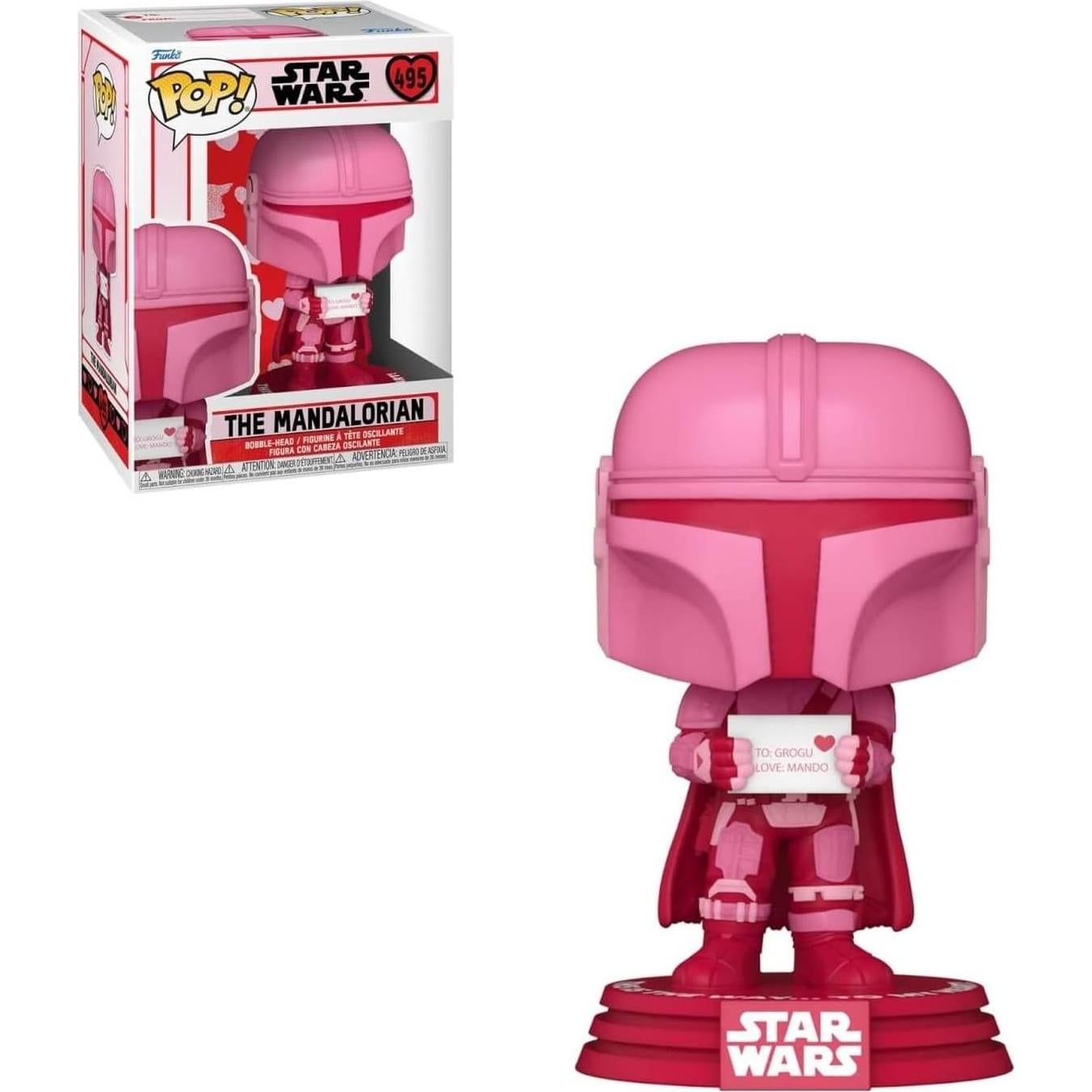 Figura de Vinilo Funko Pop! Mandaloriano San Valentín 9.5cm