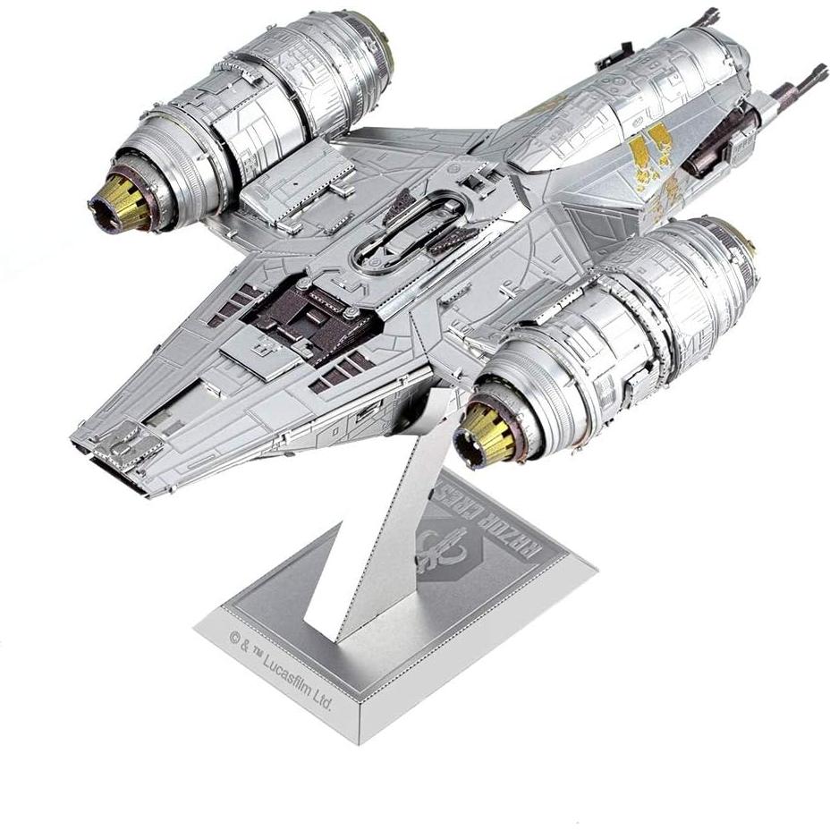 Kit de Modelo 3D Metal Earth Star Wars Razor Crest 14 cm