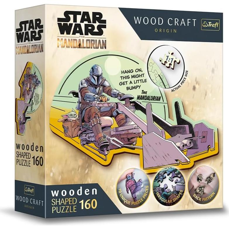 Rompecabezas de Madera Trefl 160 Piezas Star Wars Mandaloriano