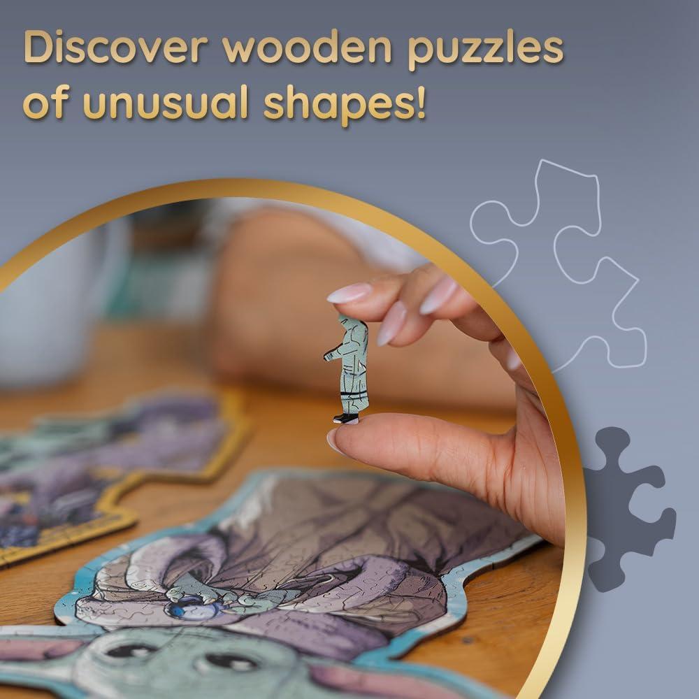 Rompecabezas de Madera Trefl 160 Piezas Star Wars Mandaloriano