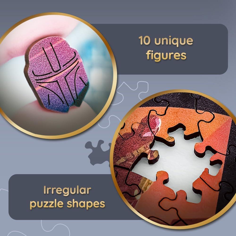 Rompecabezas de Madera Trefl 160 Piezas Star Wars Mandaloriano