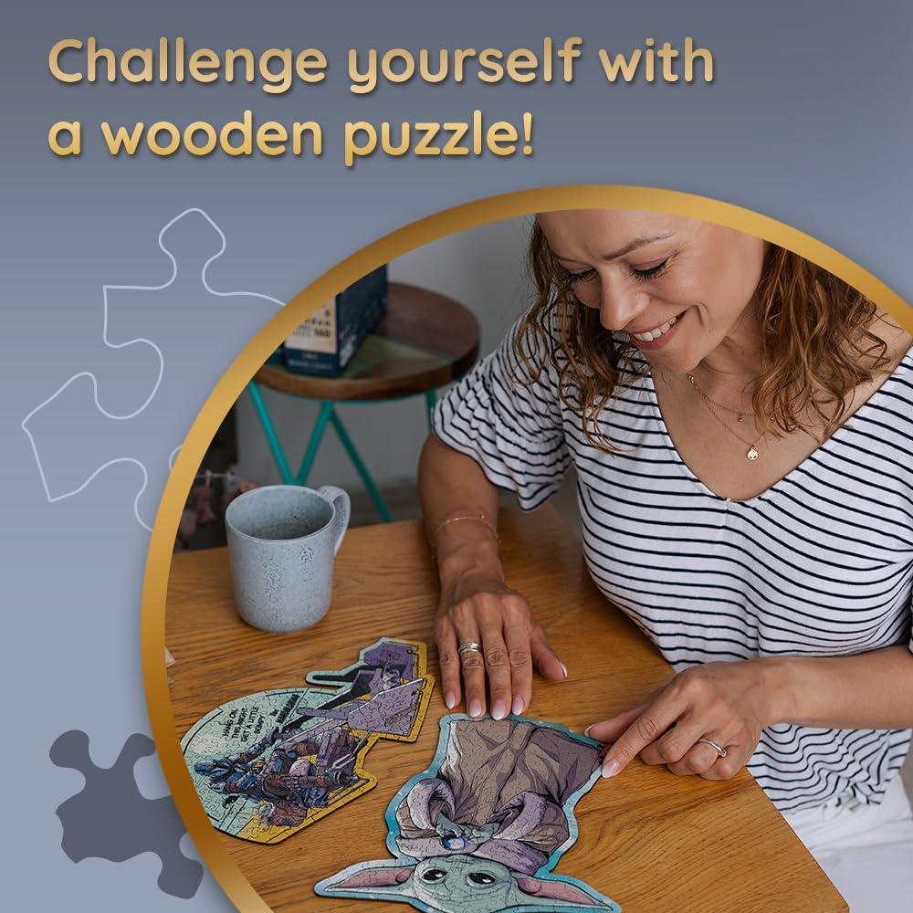 Rompecabezas de Madera Trefl 160 Piezas Star Wars Mandaloriano