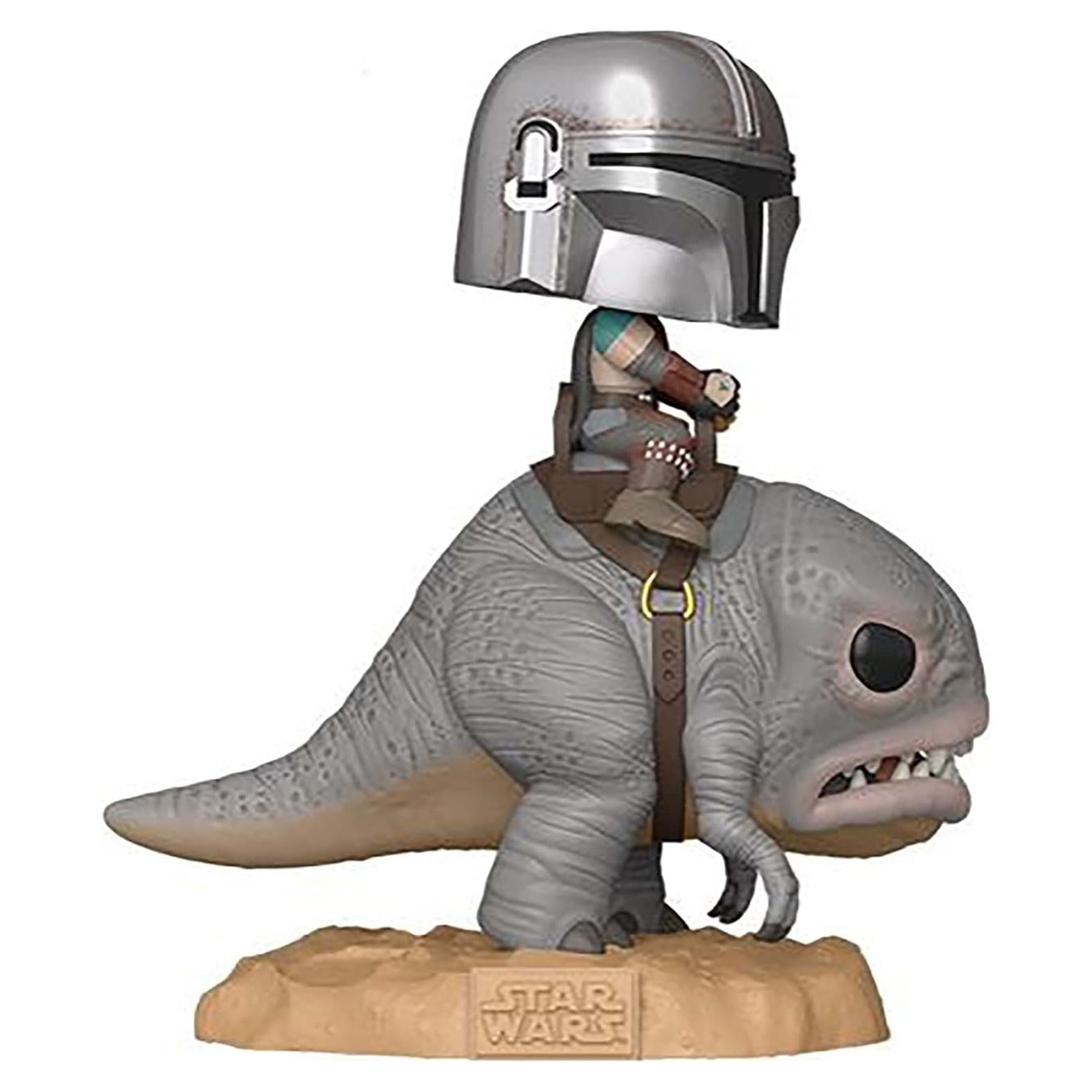 Funko Pop Deluxe El Mandaloriano en Blurrg 12.7 cm