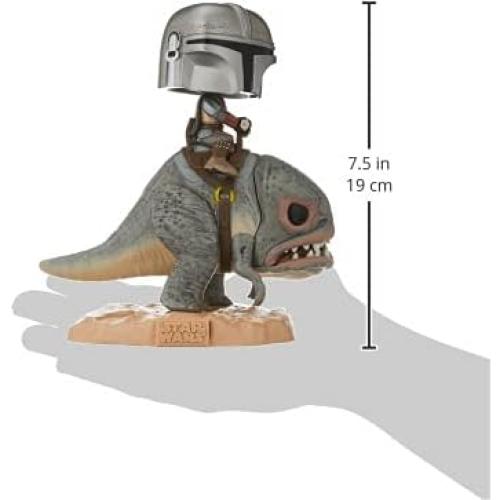 Funko Pop Deluxe El Mandaloriano en Blurrg 12.7 cm