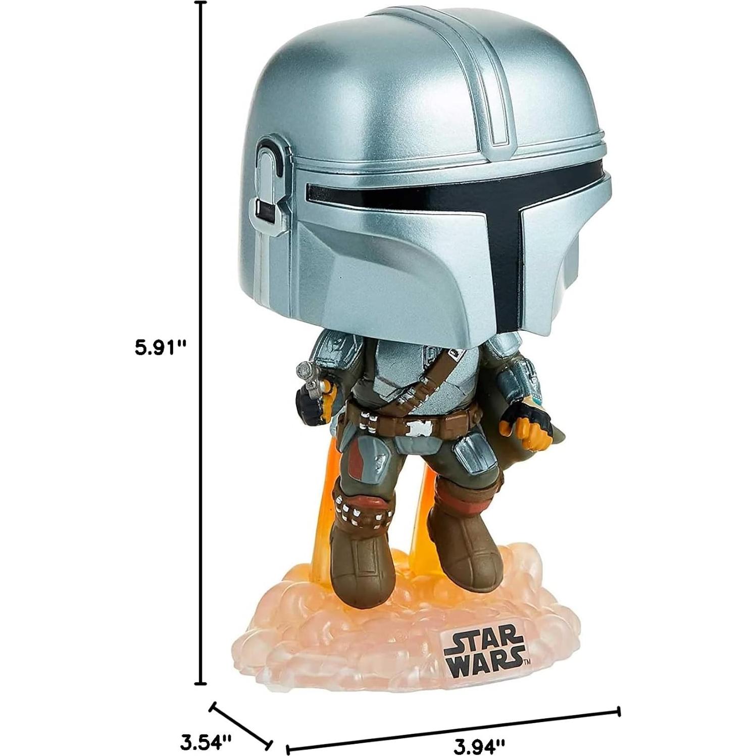 Funko POP! Star Wars El Mandaloriano Volando con Blaster
