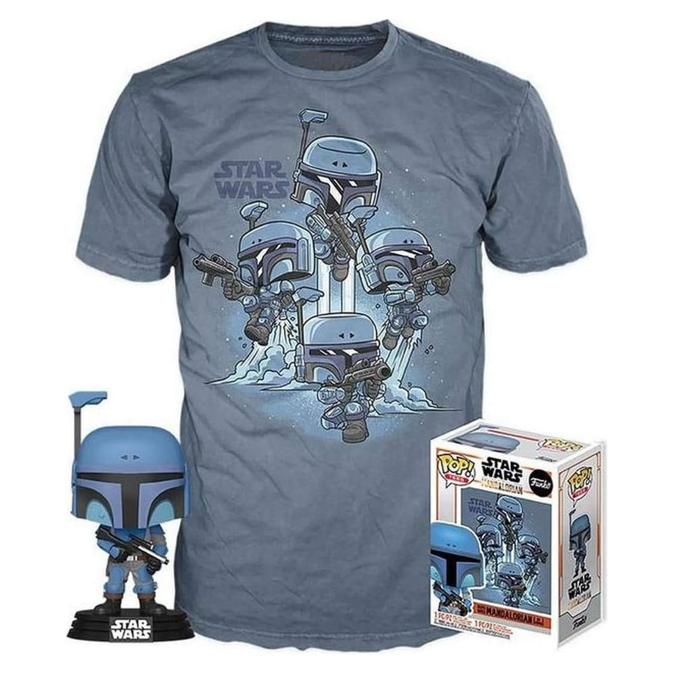 Conjunto Funko The Mandalorian POP! + Camiseta L