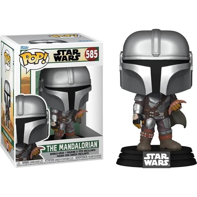 Figura POP Star Wars El Mandaloriano Din Djarrin Funko 9.53 cm