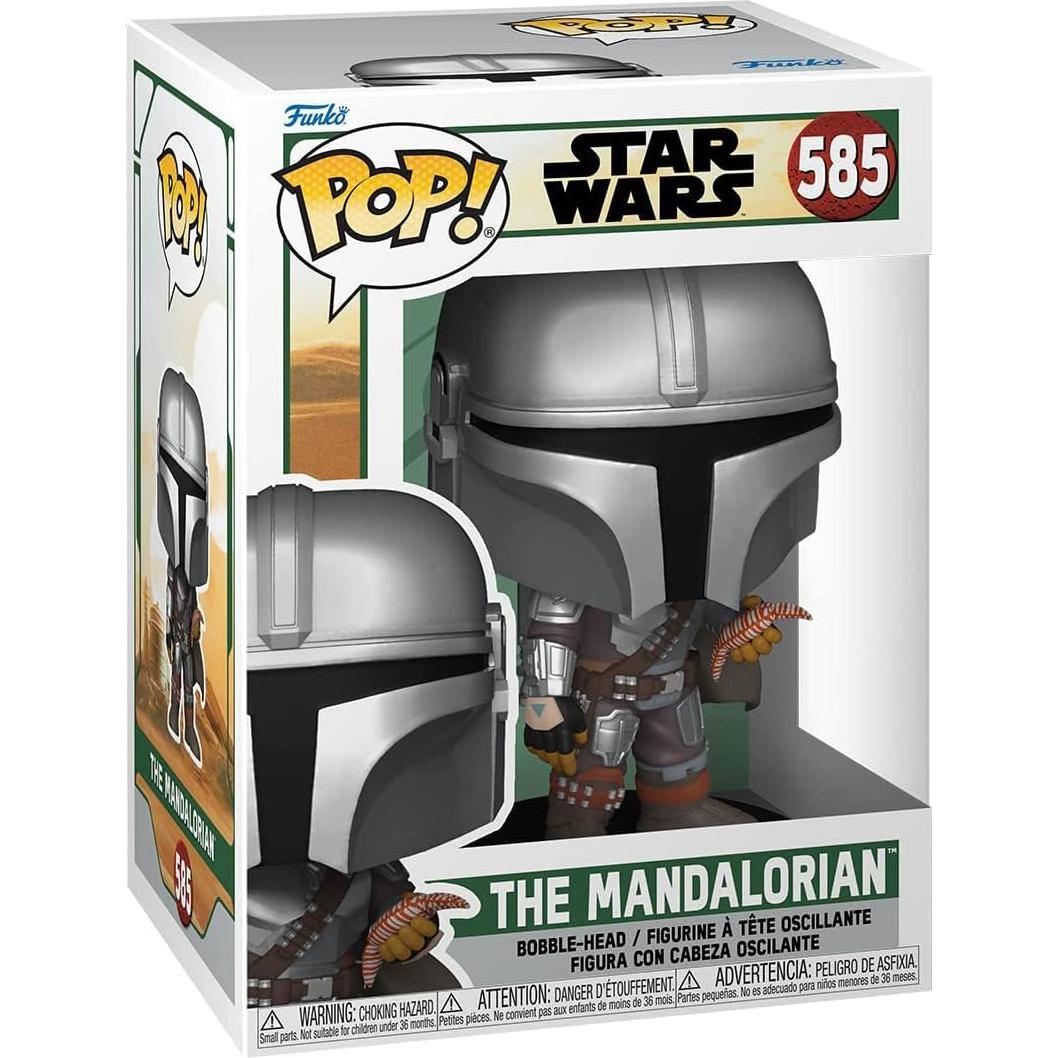 Figura POP Star Wars El Mandaloriano Din Djarrin Funko 9.53 cm
