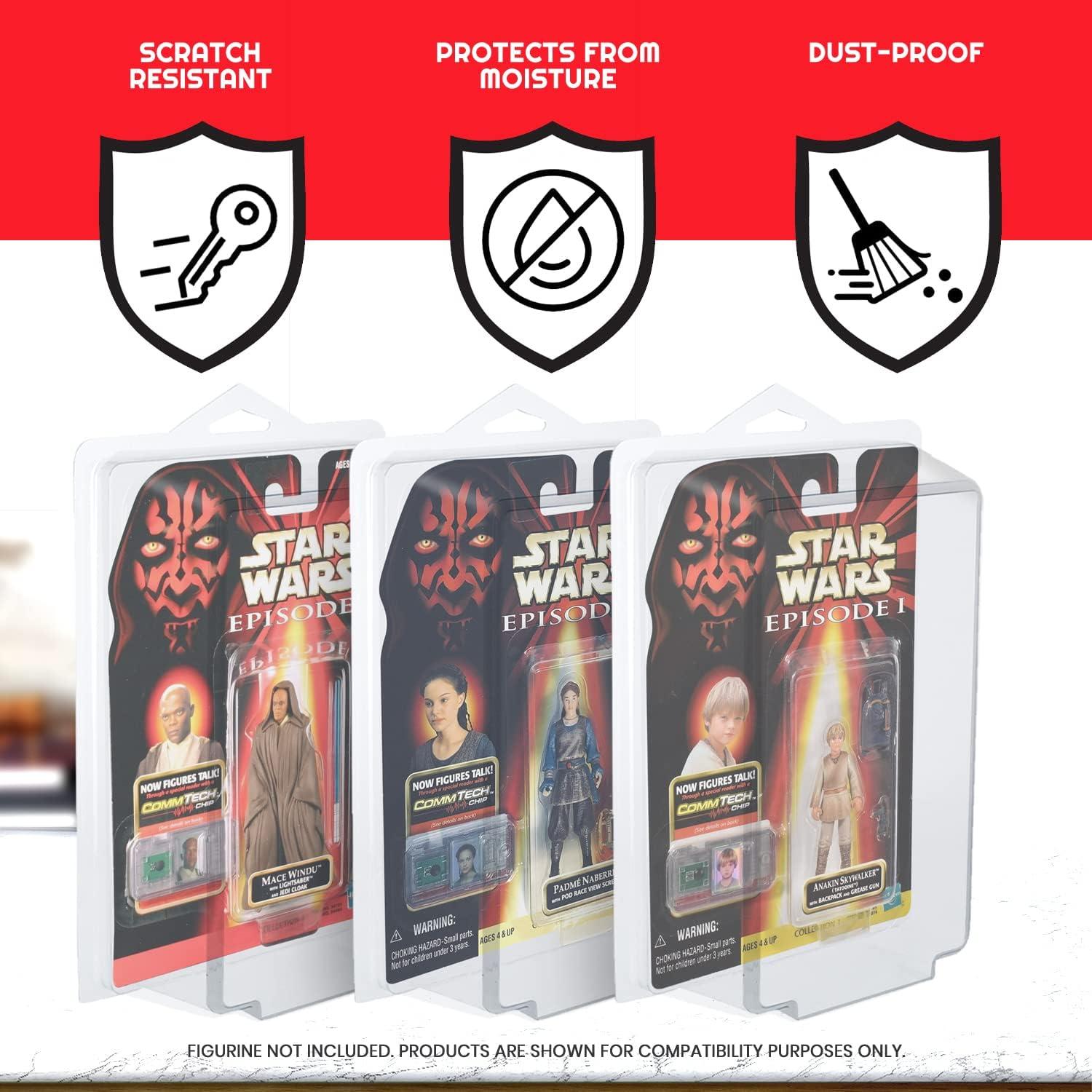 Estuche Protector EVORETRO para Figuras de 9.53 cm - 25 Unidades