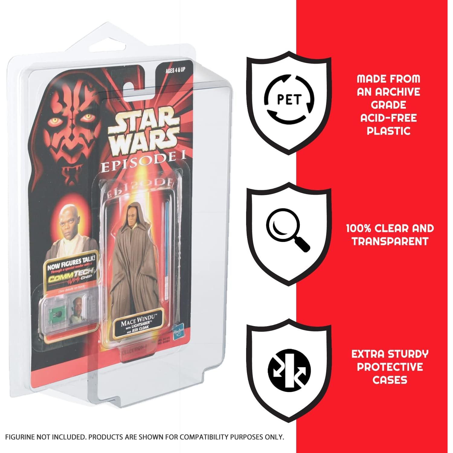 Estuche Protector EVORETRO para Figuras de 9.53 cm - 25 Unidades