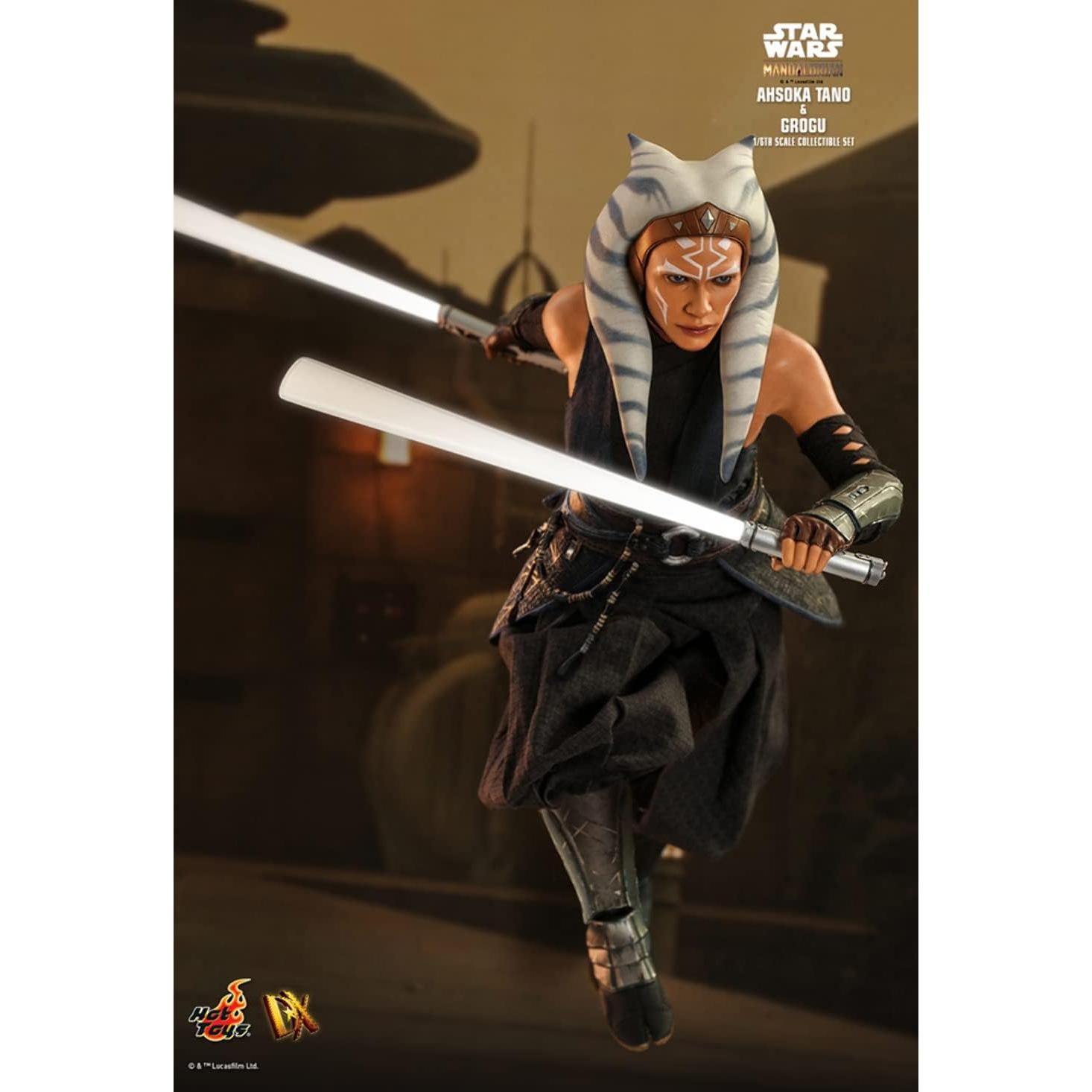 Figura Coleccionable Hot Toys Ahsoka Tano y Grogu 1:6 Star Wars