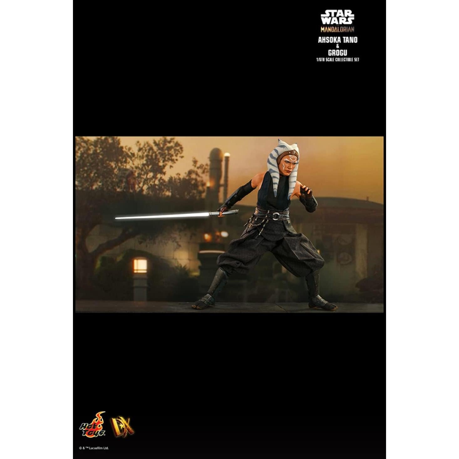 Figura Coleccionable Hot Toys Ahsoka Tano y Grogu 1:6 Star Wars
