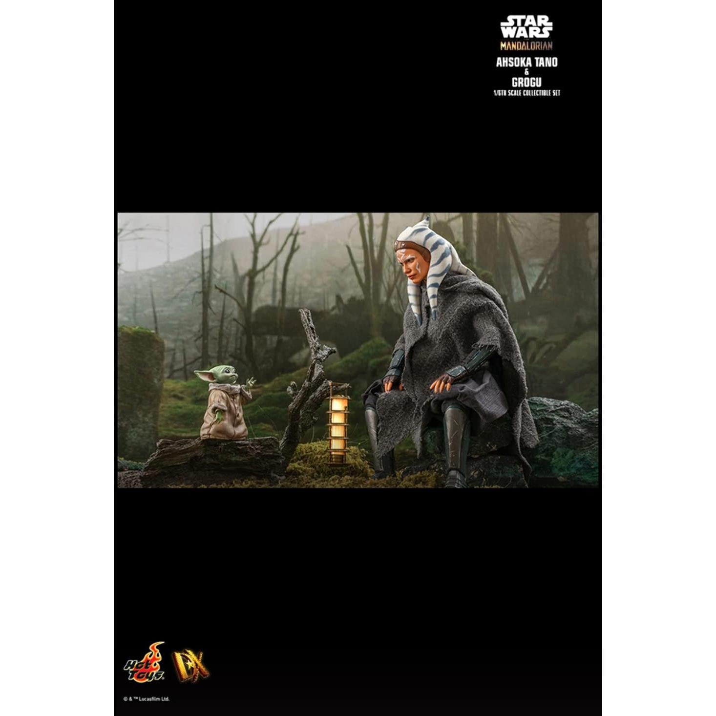 Figura Coleccionable Hot Toys Ahsoka Tano y Grogu 1:6 Star Wars