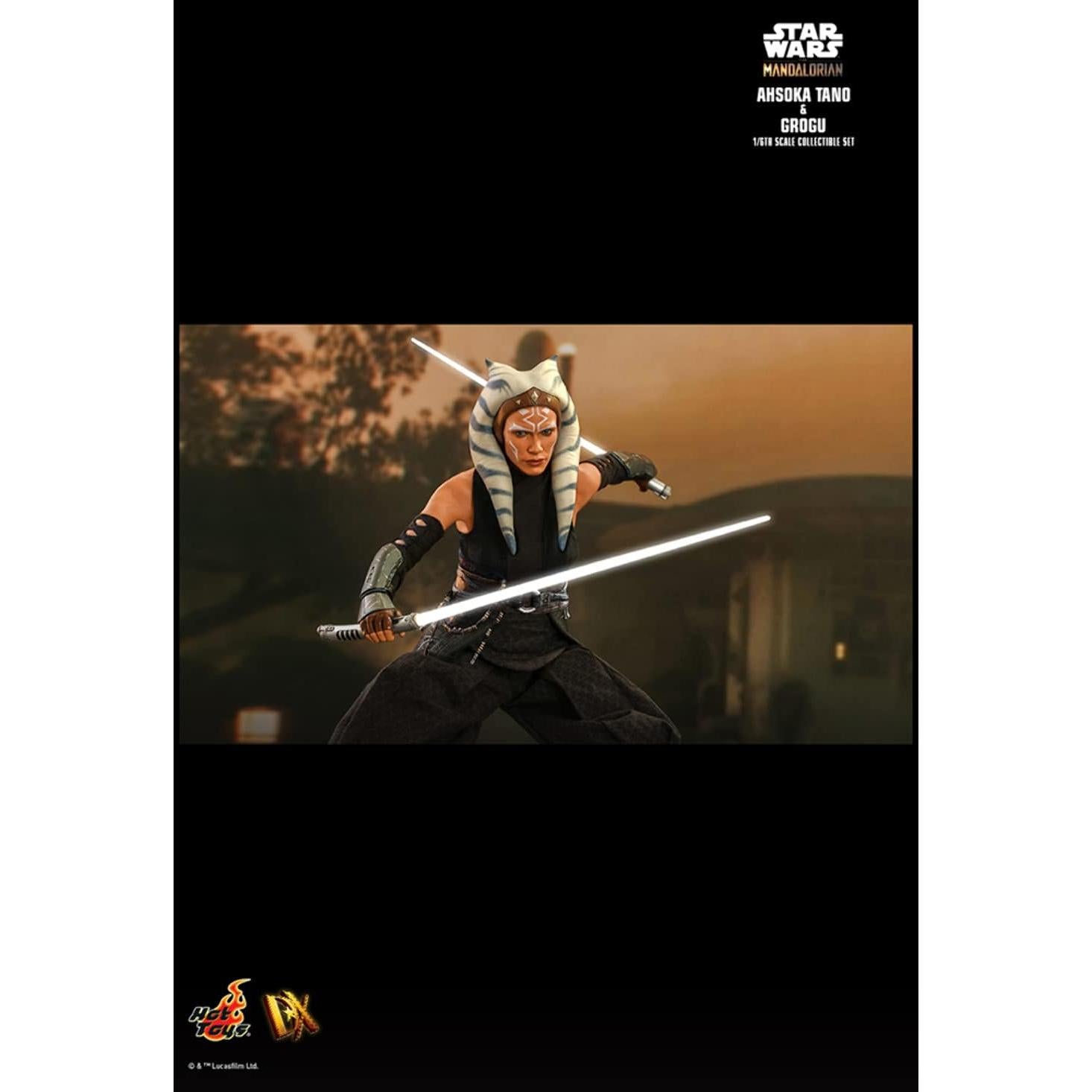 Figura Coleccionable Hot Toys Ahsoka Tano y Grogu 1:6 Star Wars