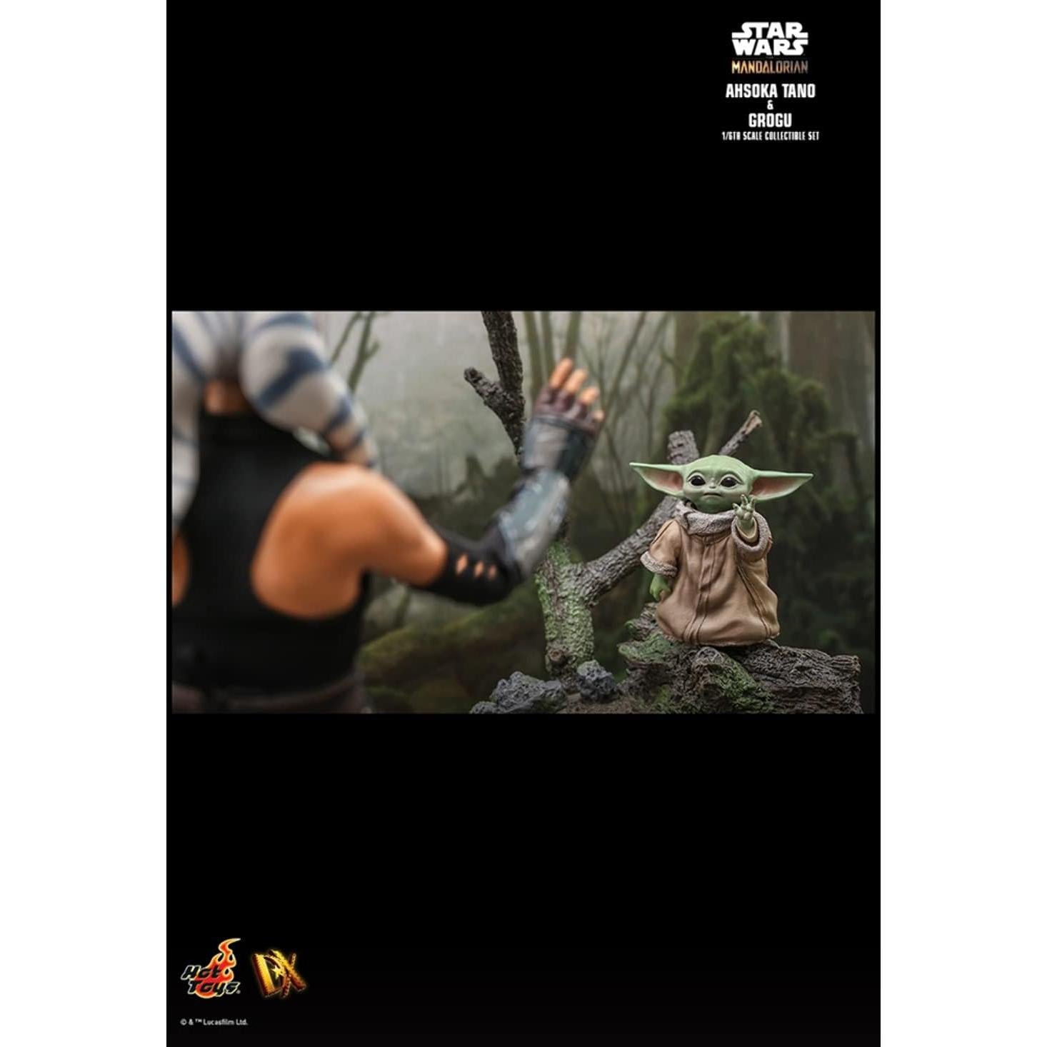 Figura Coleccionable Hot Toys Ahsoka Tano y Grogu 1:6 Star Wars