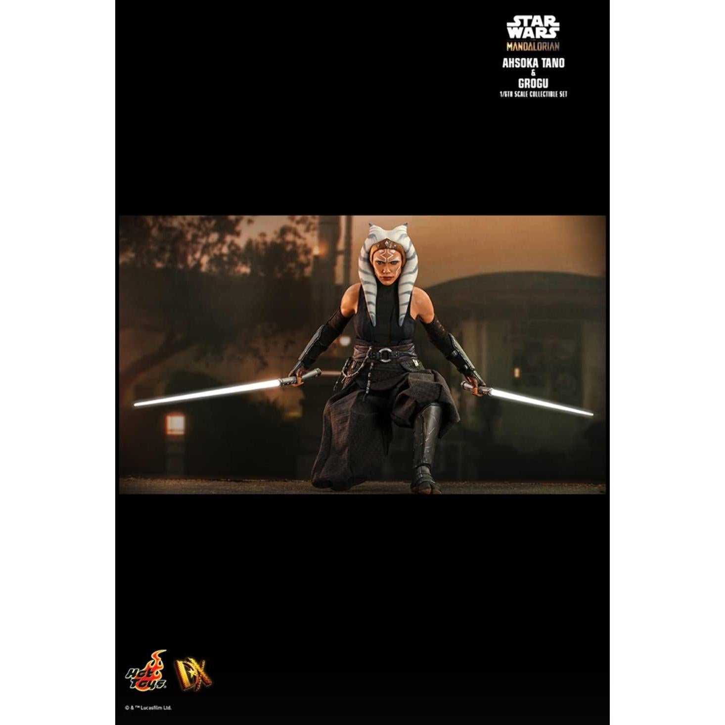 Figura Coleccionable Hot Toys Ahsoka Tano y Grogu 1:6 Star Wars