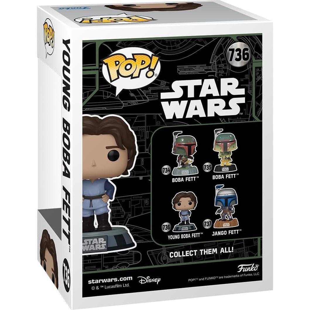 Figura de Vinilo Funko Pop Joven Boba Fett 9.5cm Star Wars
