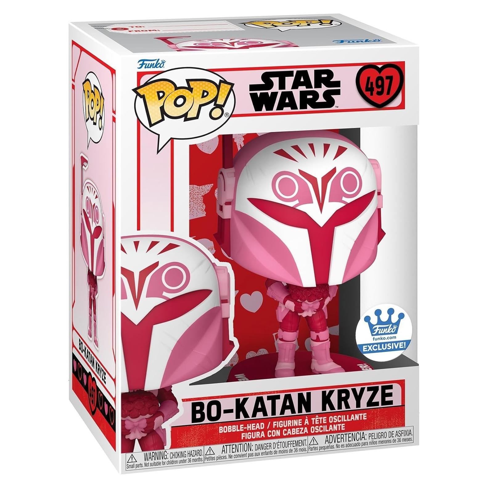 Funko Pop! Bo-Katan Kryze Star Wars San Valentín 10 cm