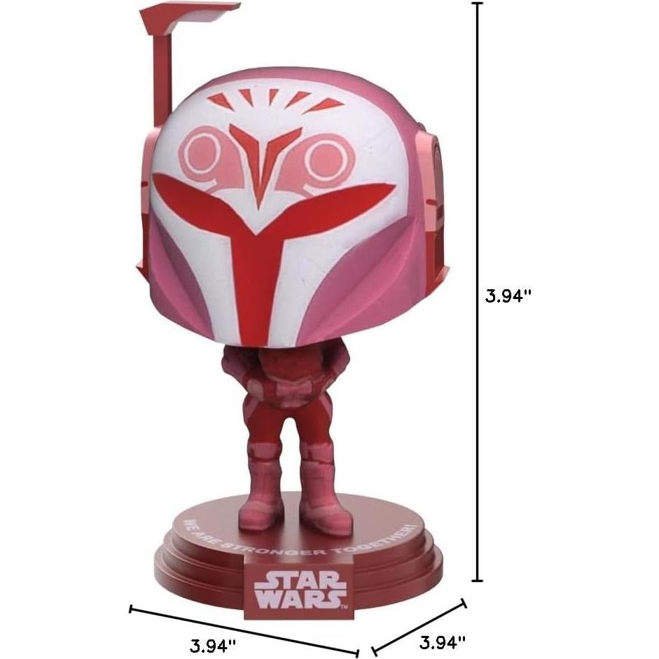 Funko Pop! Bo-Katan Kryze Star Wars San Valentín 10 cm