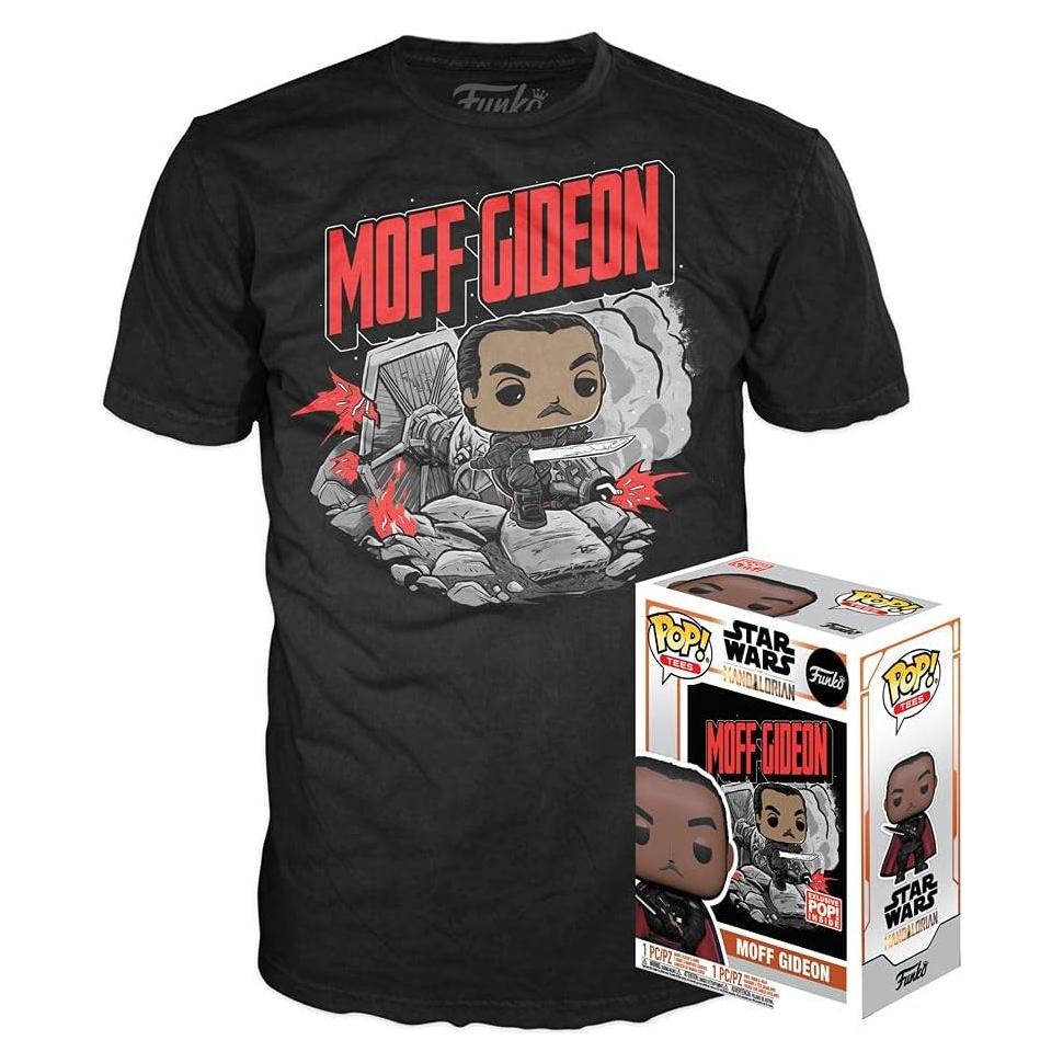 Funko Pop! Star Wars Moff Gideon + Camiseta Talla L