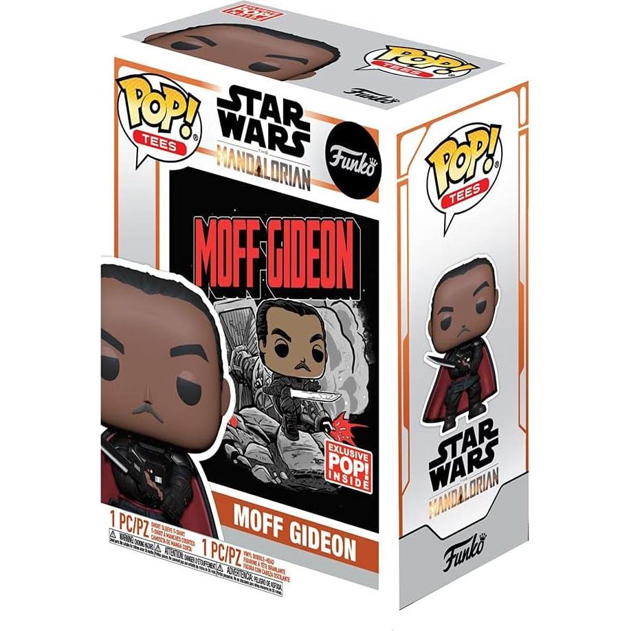Funko Pop! Star Wars Moff Gideon + Camiseta Talla L