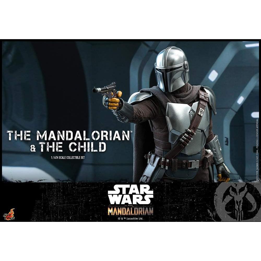 Figura de Acción El Mandaloriano y Niño Hot Toys 30.48 cm
