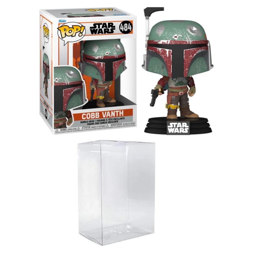 Funko Pop! Star Wars Mandalorian Cobb Vanth con Protector