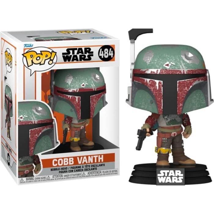 Funko Pop! Star Wars Mandalorian Cobb Vanth con Protector