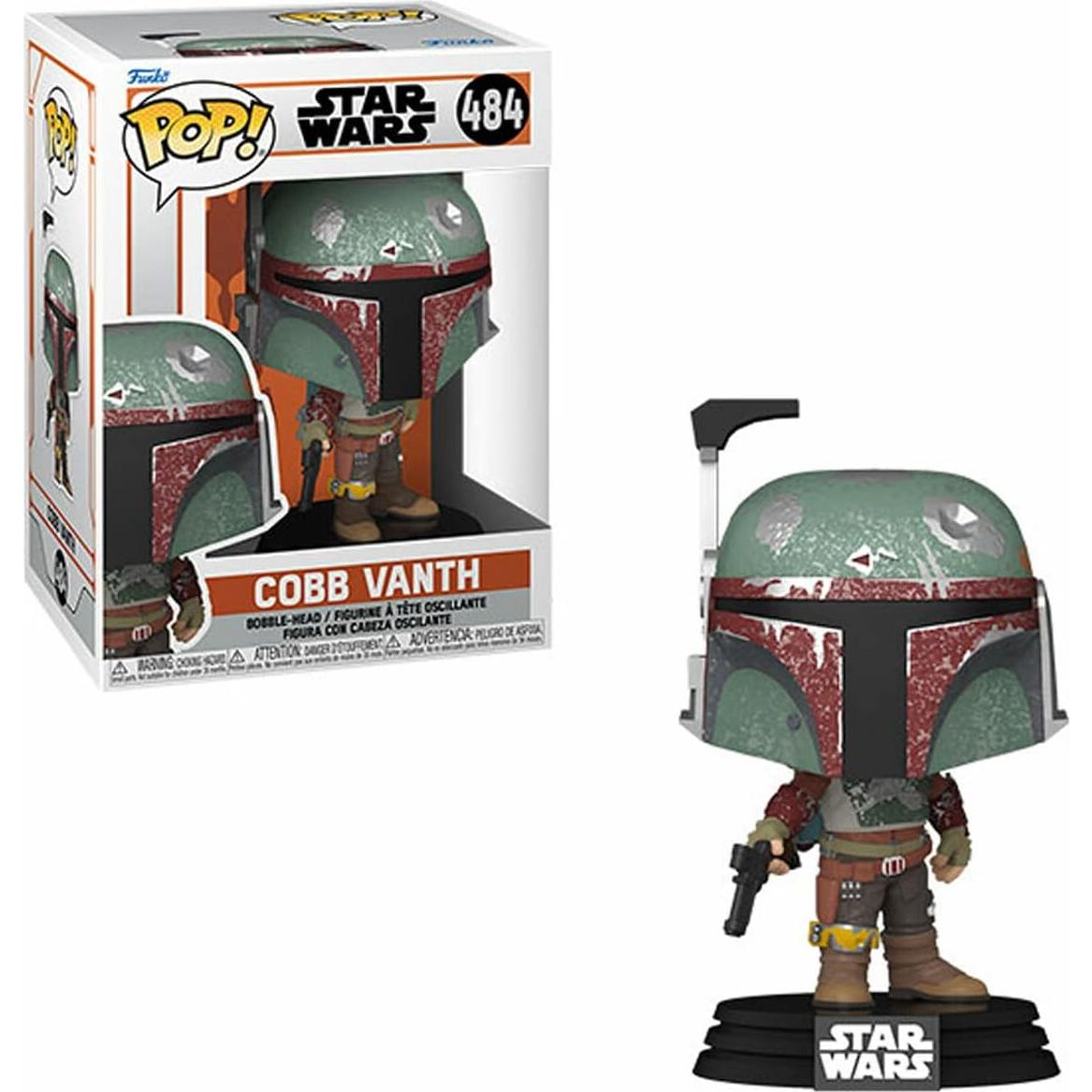 Funko Pop! Star Wars Mandalorian Cobb Vanth con Protector