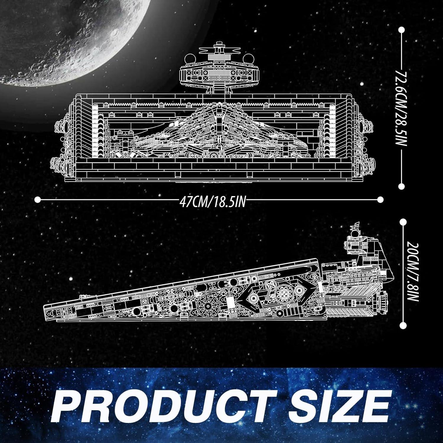 Juego de Bloques de Construcción UROINT Star Destroyer 5964 Piezas