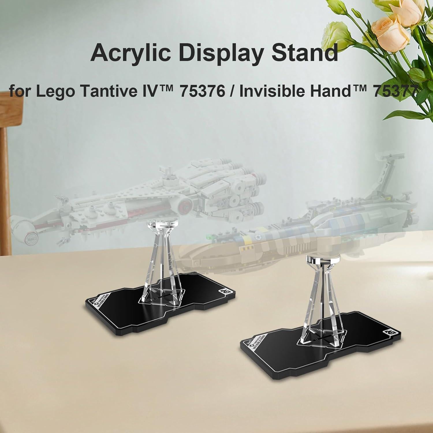 Soporte de Exhibición Acrílico NAOCARD para Lego Star Wars 75376