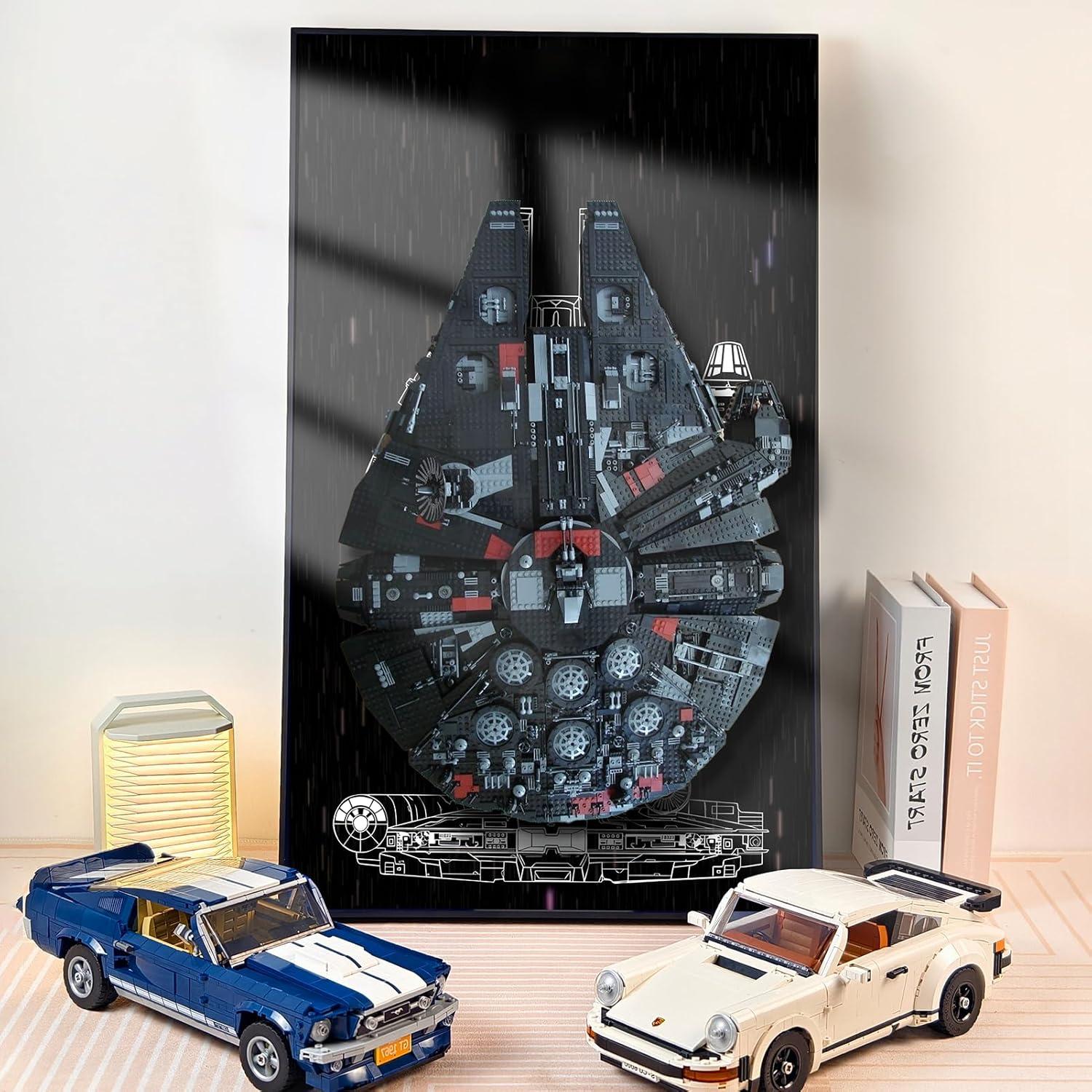 Marco de Exhibición ICUANUTY para Lego Technic Ferrari y Star Wars