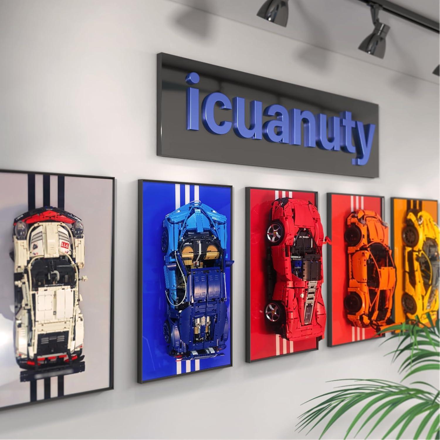 Marco de Exhibición ICUANUTY para Lego Technic Ferrari y Star Wars