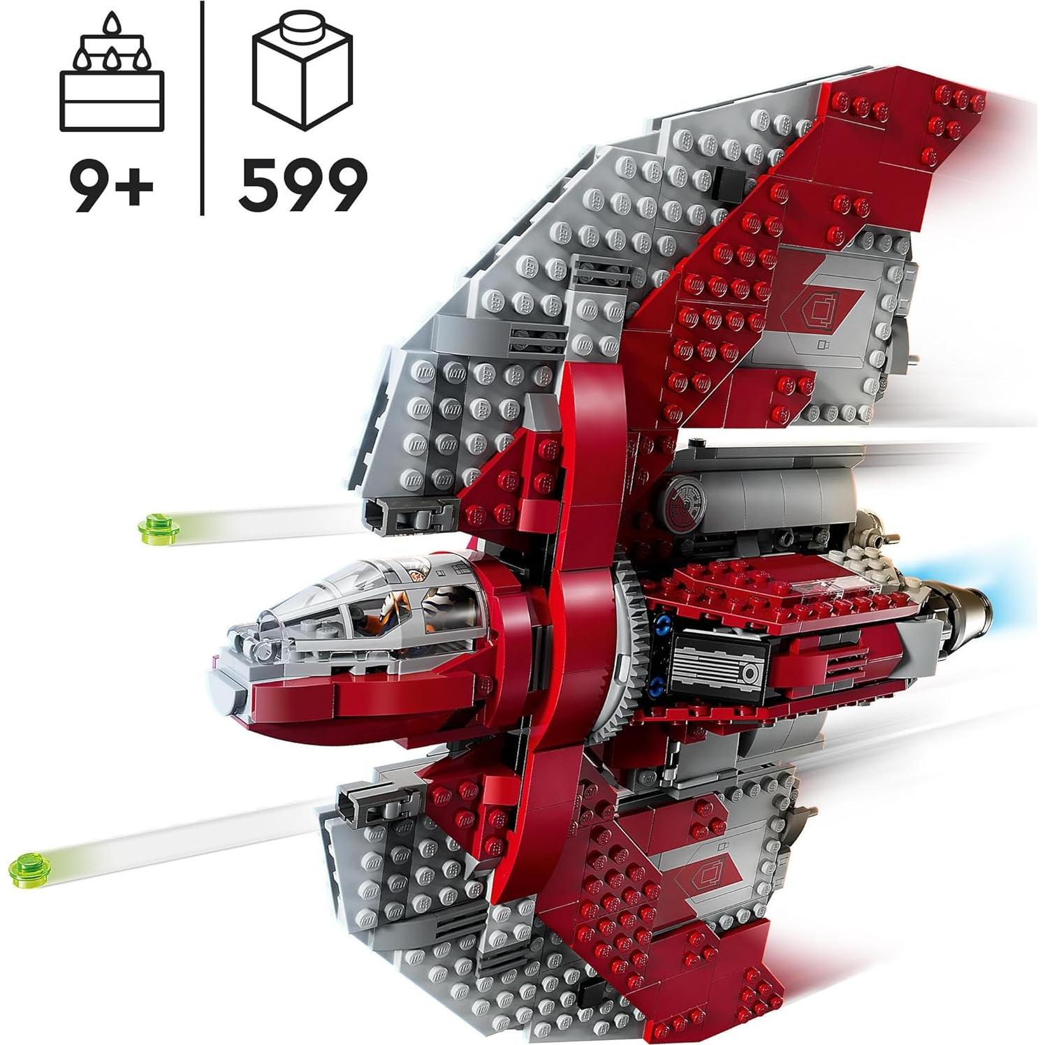 Transporte Jedi T-6 LEGO Star Wars Ahsoka Tano 601 Piezas