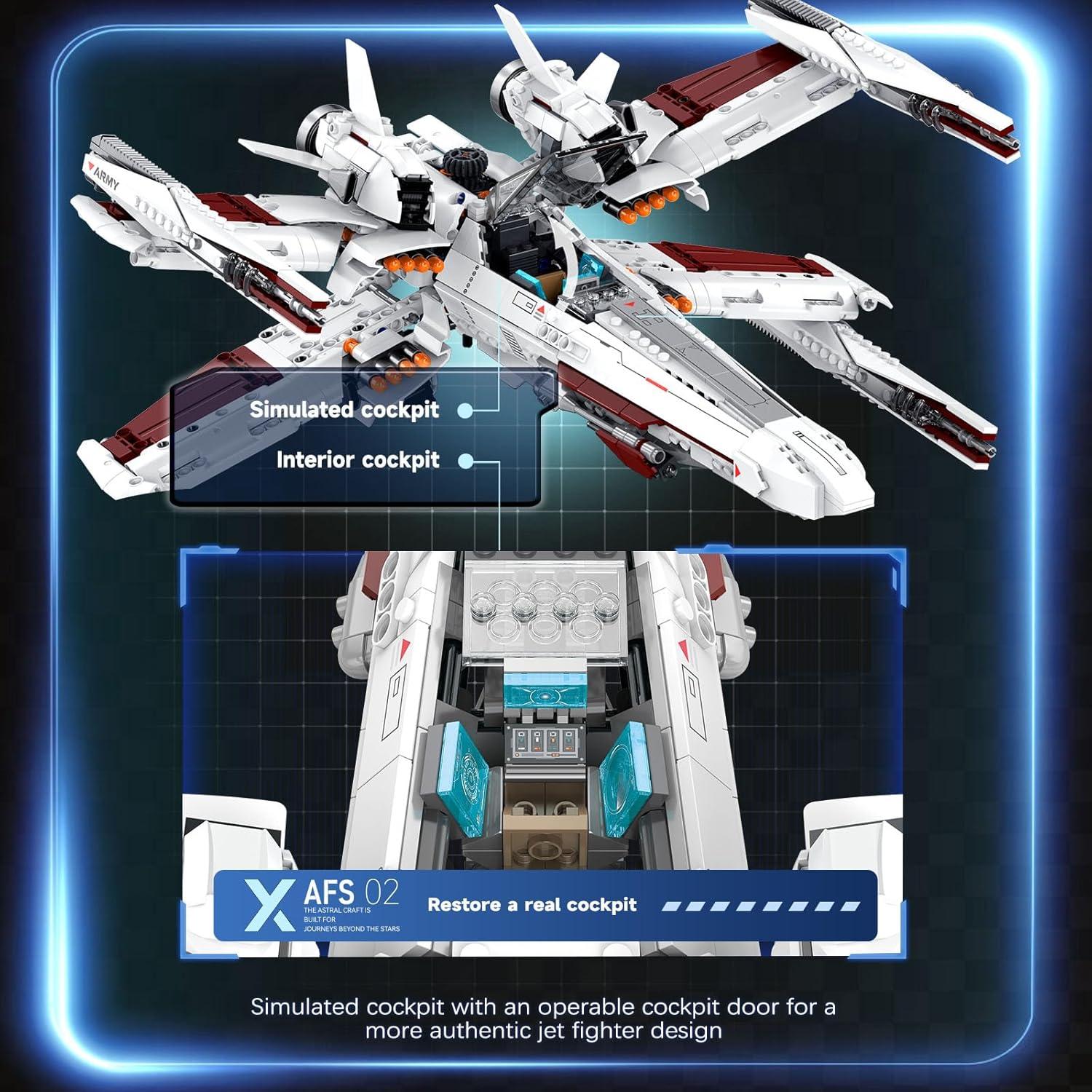 Juego de Construcción Nave Espacial JIN TONG BAO 1109 Piezas