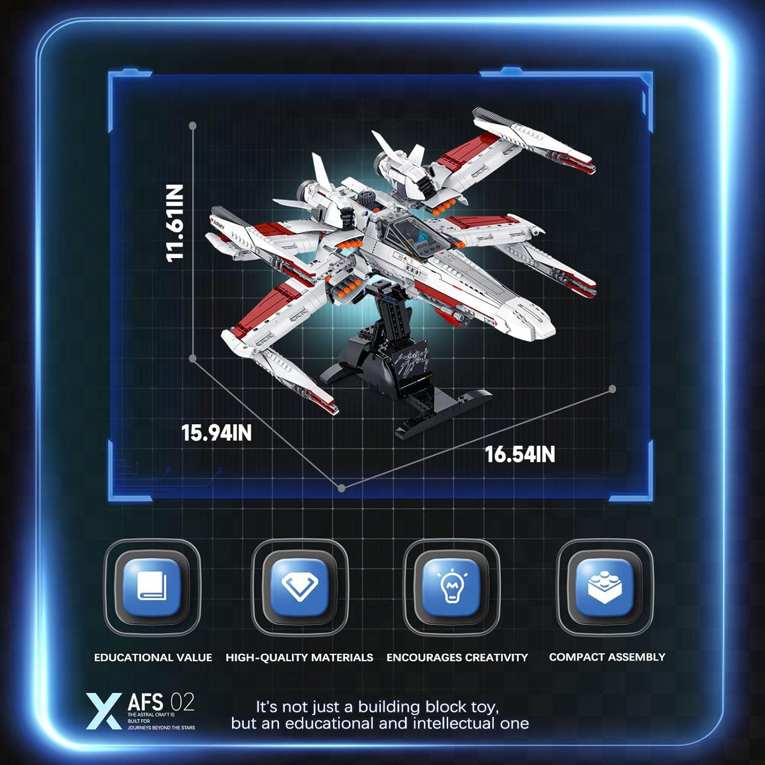 Juego de Construcción Nave Espacial JIN TONG BAO 1109 Piezas